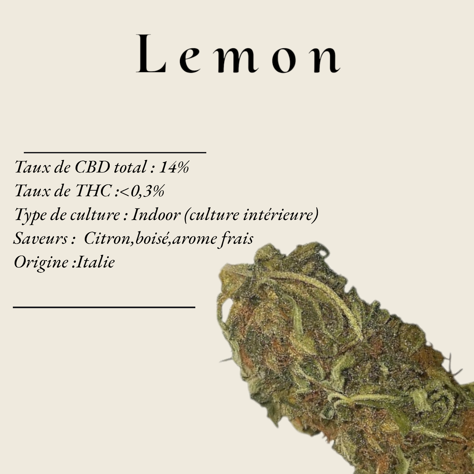 Lemon 14% CBD